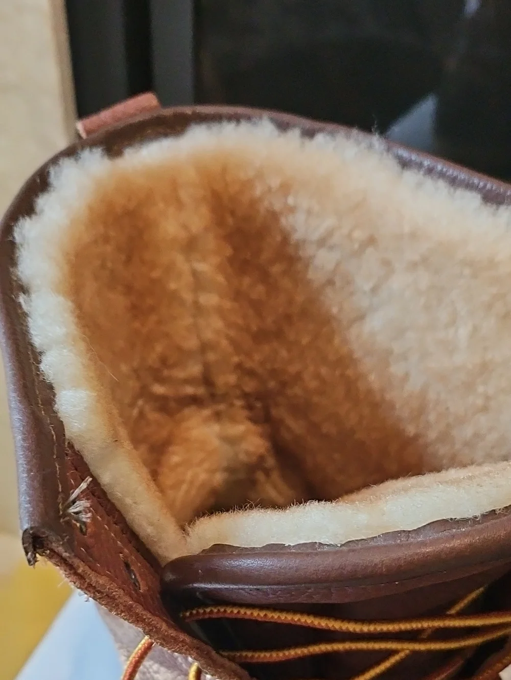 L.L. Bean Duck Boots Men' Size 11 With Shearling Lining Excellent Condition